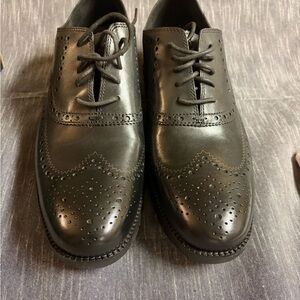 Men’s Cole Haan ZeroGrand Black Oxford Wing Tip Brogues 13 New in Box